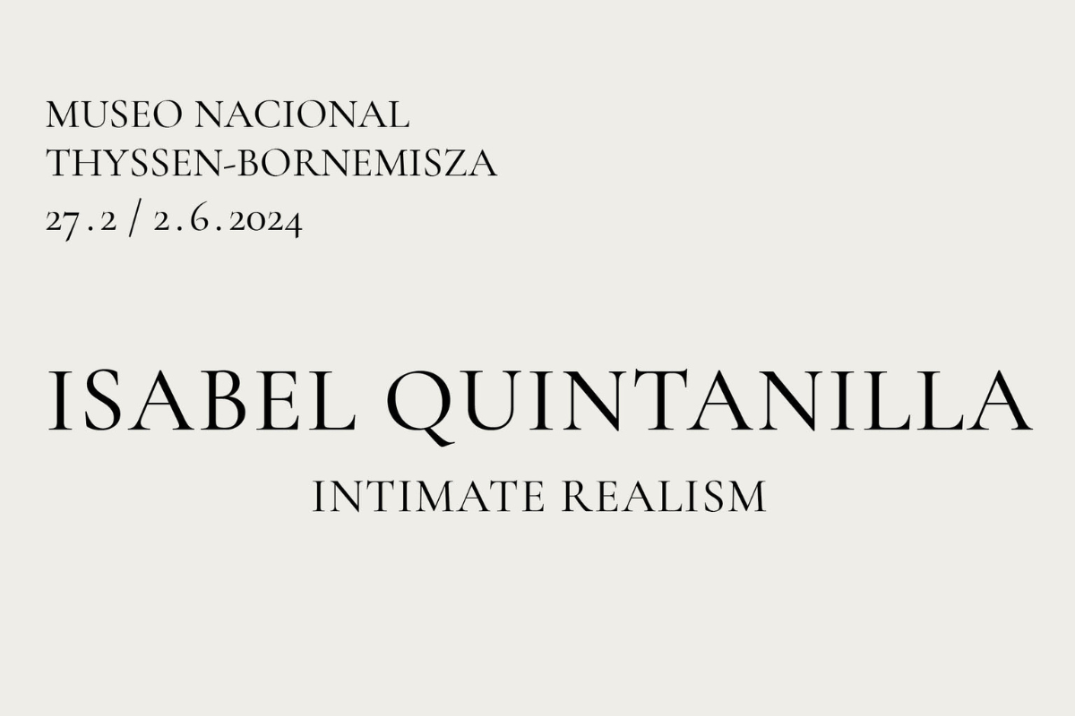 El realismo íntimo de Isabel Quintanilla